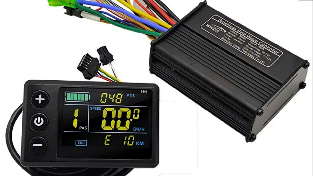 Замена универсального контроллера на FOC Sine Wave с цветным S866 дисплеем.