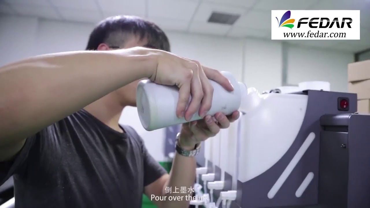 How to assemble the newly received printer?Fedar sublimation printer factory show you steps