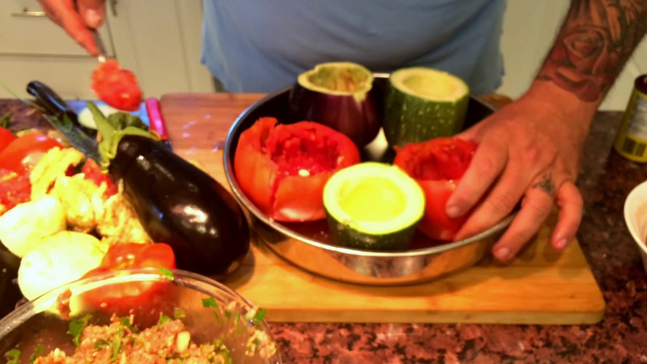 Stuffed Peppers, Tomatoes & Eggplant | Greek Gemista Recipe | Γεμιστά