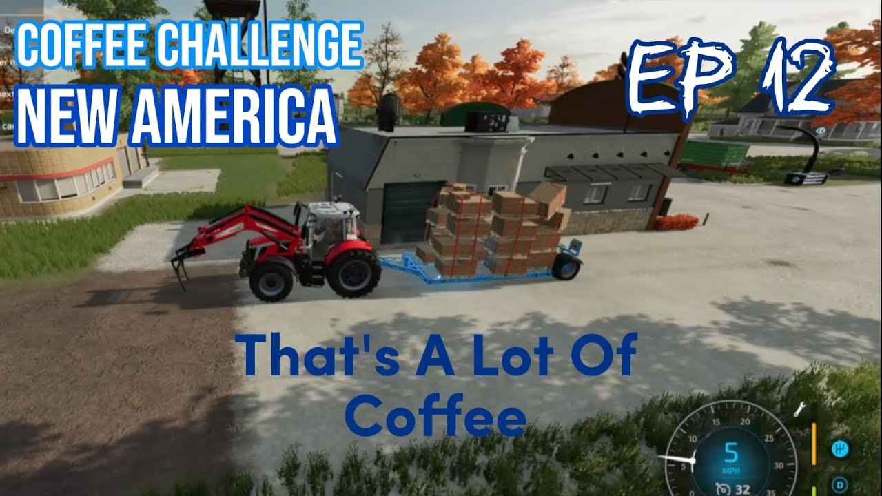 Coffee Challenge/ New America/ FS 22/ Ep 12/ PS4/ That's a lot of coffee 