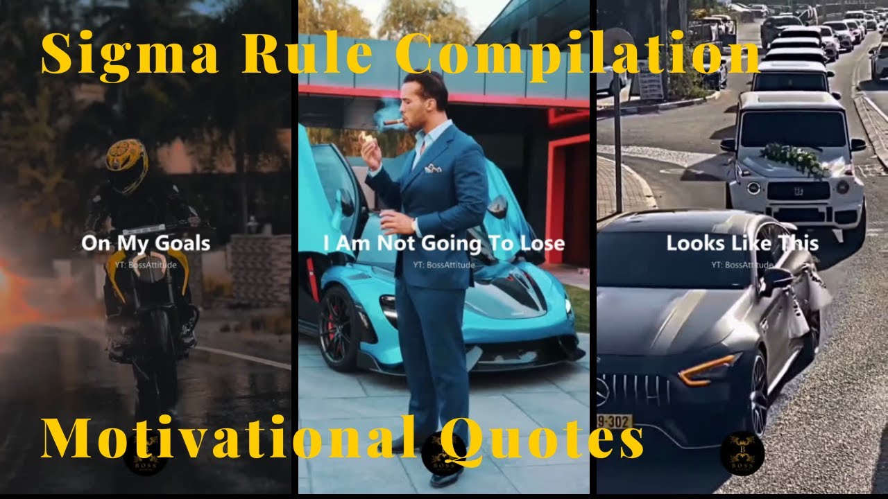 Sigma Rule Compilation PART 2 🔥 Motivational Quotes 🔥 Boss Attitude 🔥