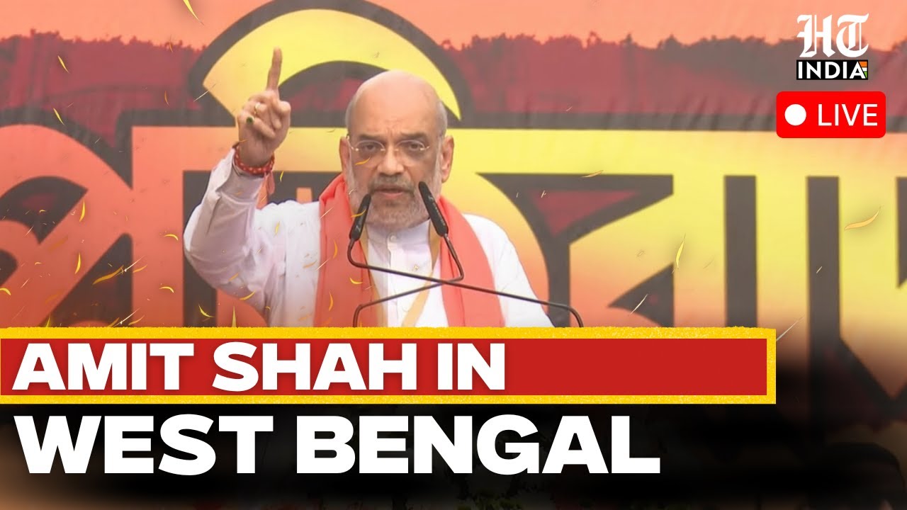 Amit Shah In West Bengal LIVE: Home Minister Amit Shah Addresses Party Workers In Barrackpore