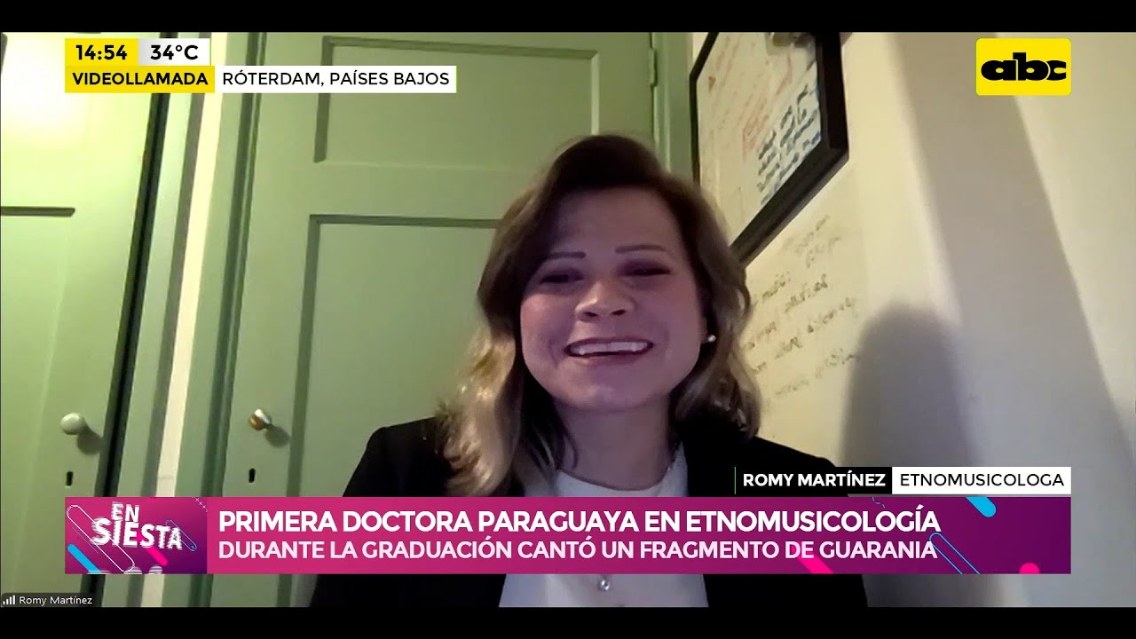 Romy Martínez, primera mujer paraguaya en obtener doctorado en Etnomusicología