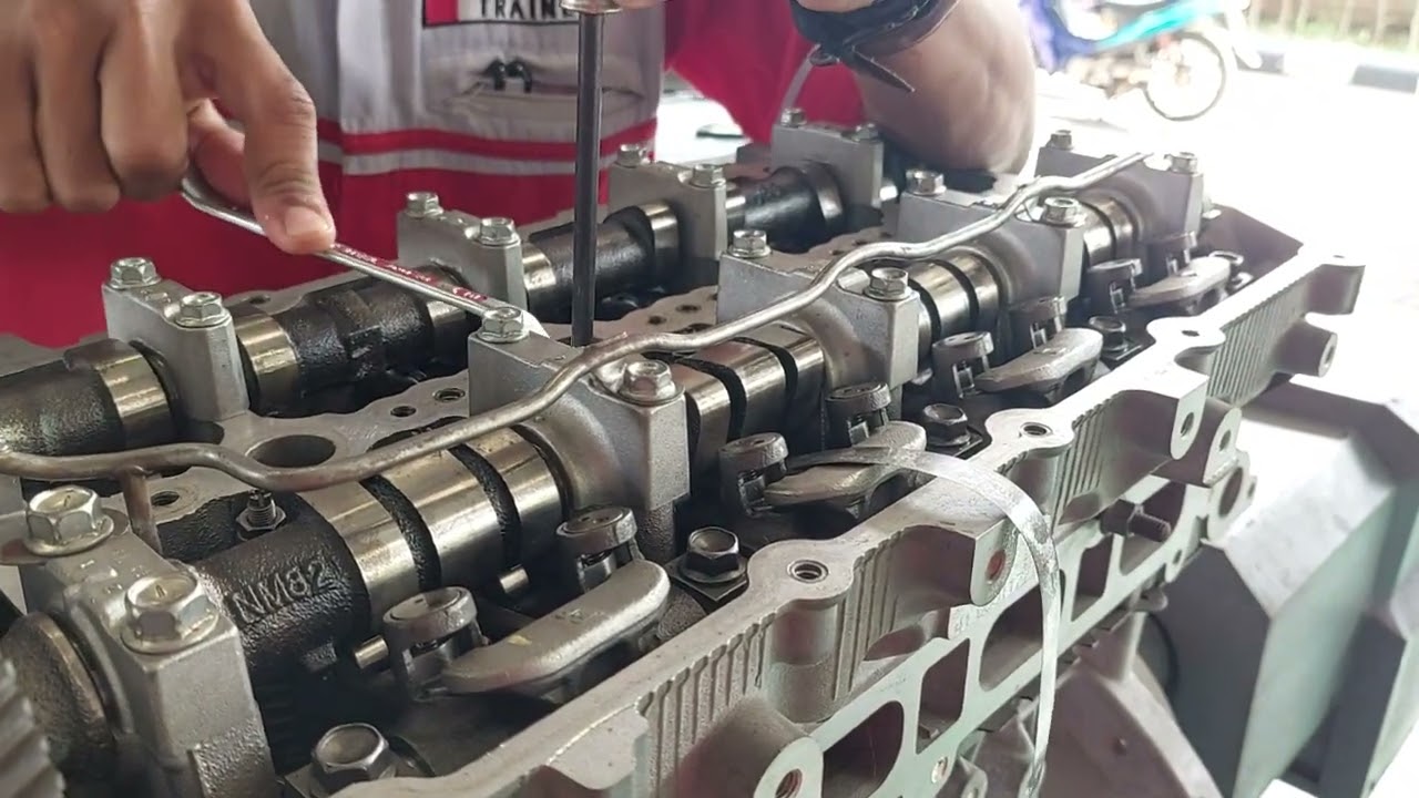 penyetelan valve clearance 4N15/mesin All New Pajero Sport