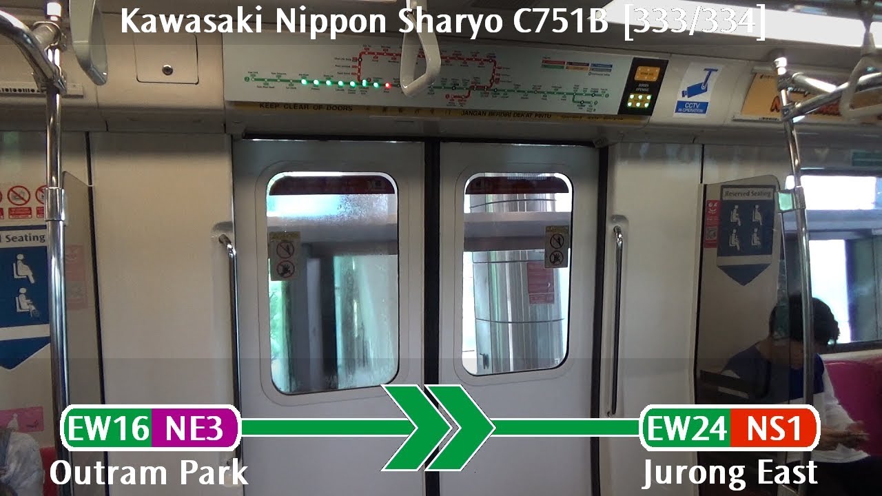 SMRT C751B [333/334]: Outram Park → Jurong East