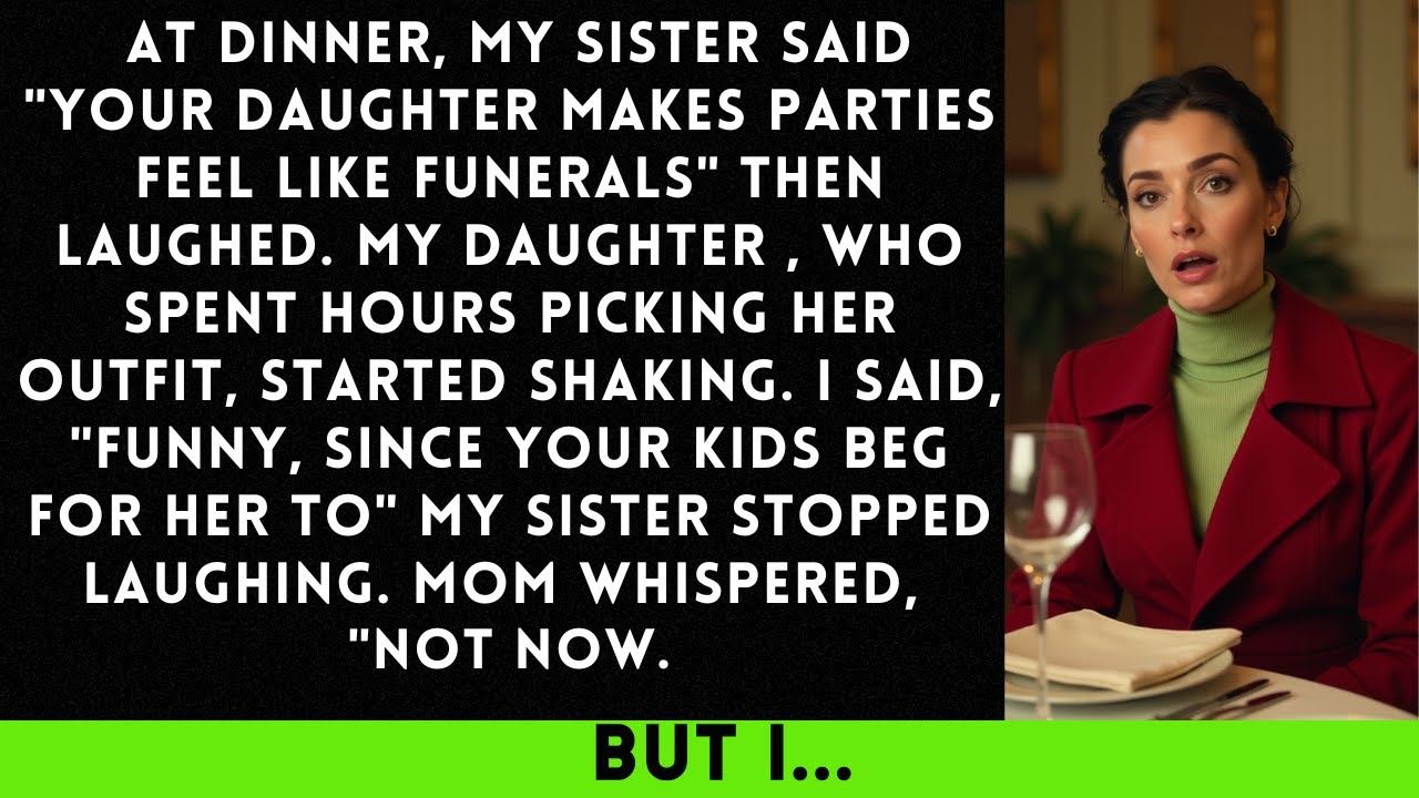 At Dinner, My Sister Said 