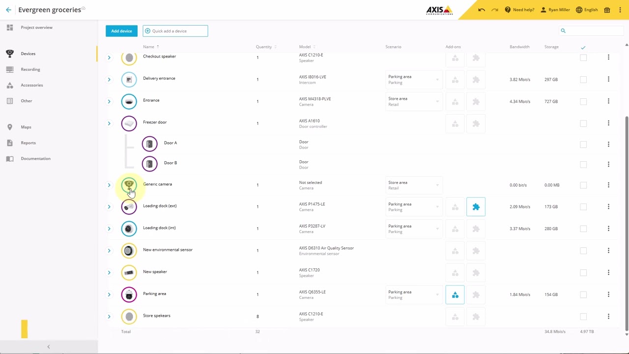 How to add a generic camera in AXIS Site Designer