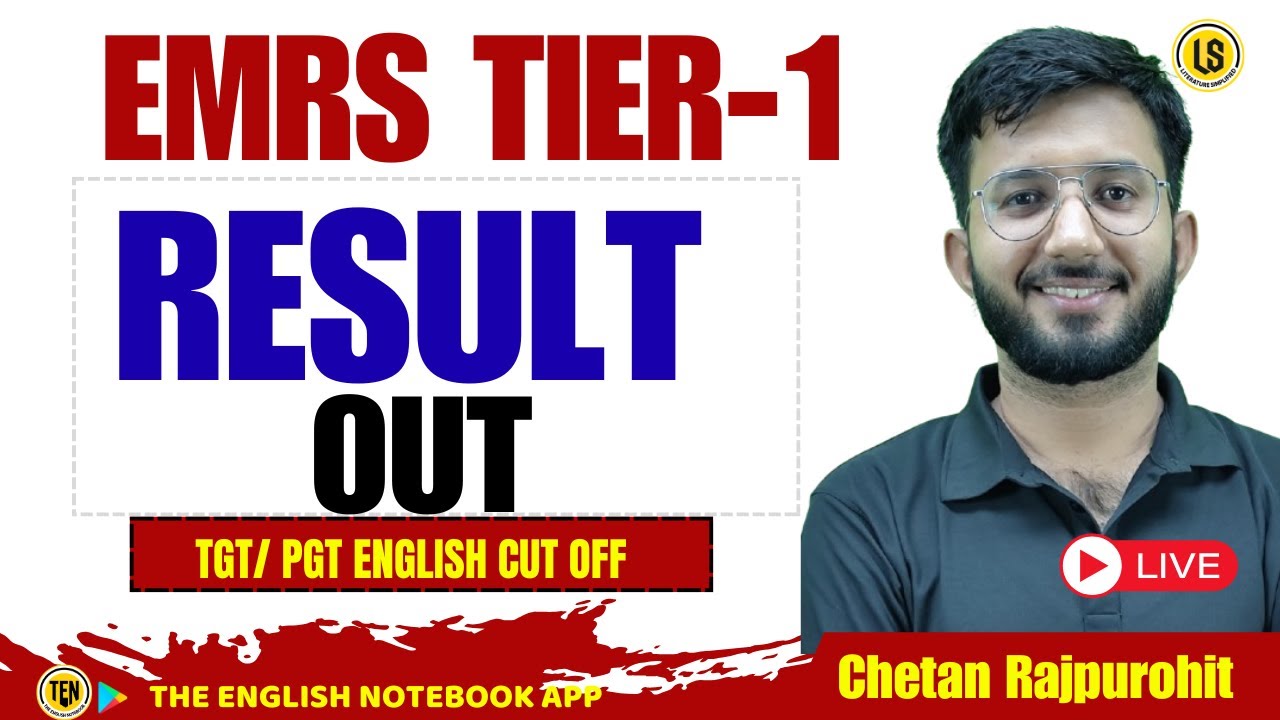 📢 EMRS Tier-1 Result OUT | Cut Off Marks Announced | All You Need to Know! 🎯