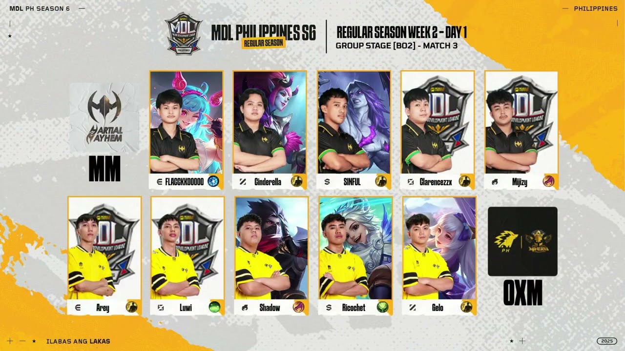 MDL PH Season 6 | Martial Mayhem vs ONIC x Minerva Game 2