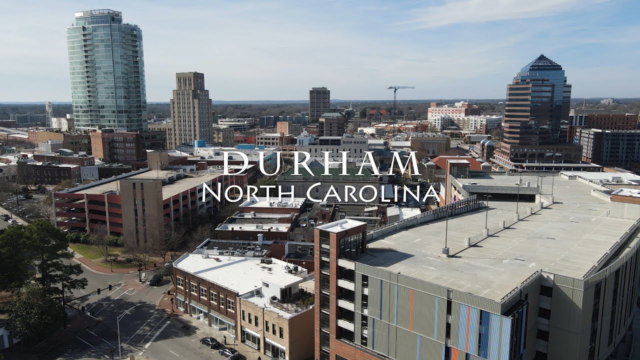 Durham, North Carolina - [4K] Drone Tour
