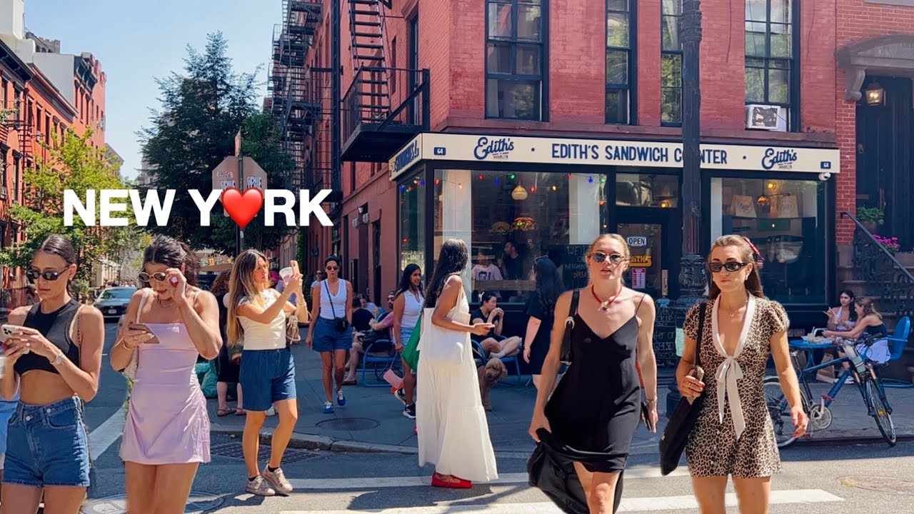 [4K]🇺🇸NYC Walk🗽Hot Saturday Vibes in West Village, NYC😎❤️‍🔥NYC’s Most Viral Spots & Cafes | Aug 2025