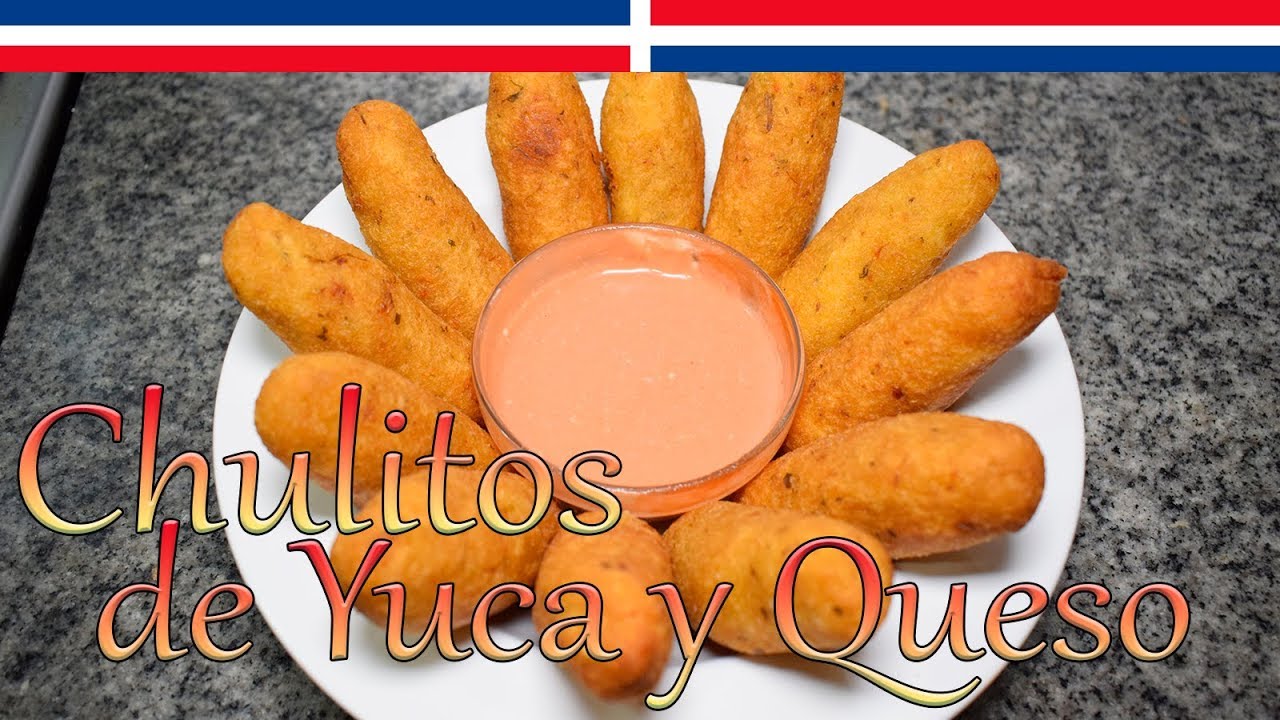 Receta Chulitos de Yuca con Queso Receta Dominicana - Cocinando con Yolanda