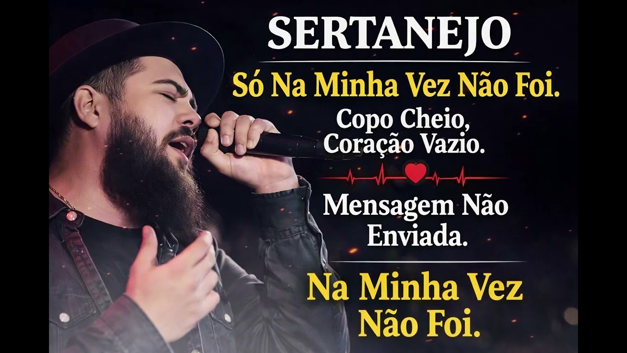 SERTANEJO SOFRÊNCIA 2026  Copo Cheio, Coração Vazio | Só Na Minha Vez Não Foi | Mensagem Não Enviada