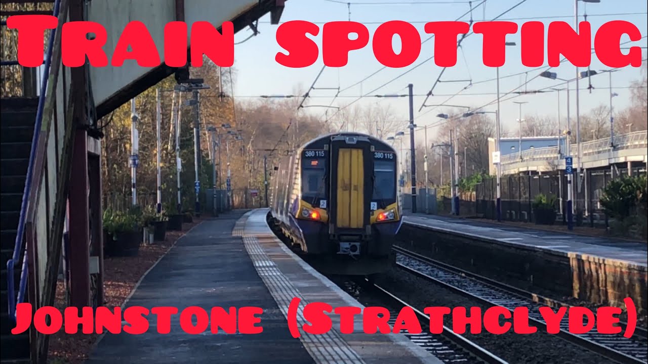 Train spotting - Johnstone (Strathclyde) part 1 - Saturday, 28th November 2020