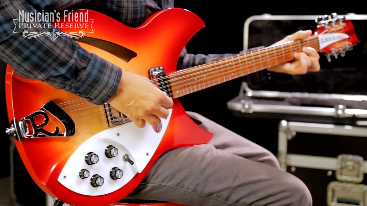 Электрогитара Rickenbacker 330/12, Fireglo