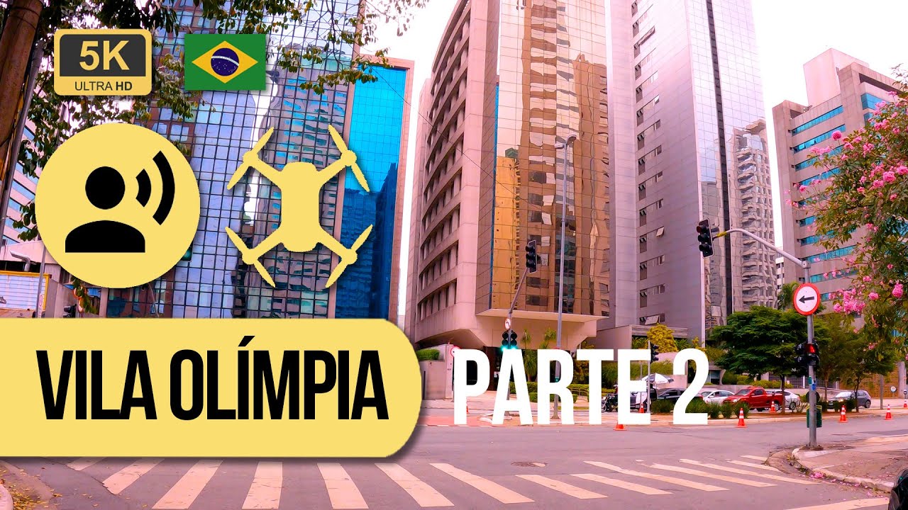 Dirigindo no bairro Vila Olímpia, em São Paulo - 2 parte (com narração e drone) ⁵ᵏ³⁰ #164