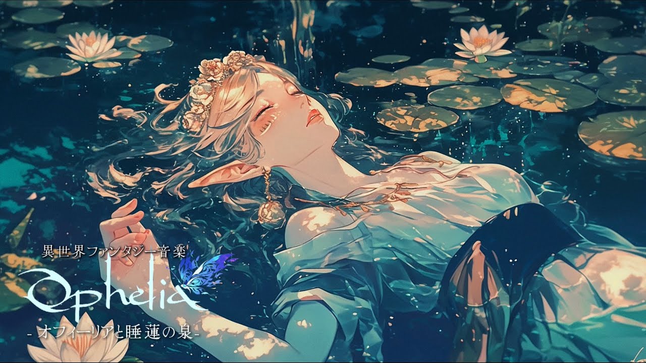 【異世界ファンタジー音楽】「オフィーリアと睡蓮の泉」-安らかな眠りと共に。