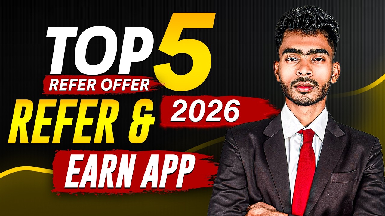 Top 5 Best Refer and Earn Apps 2026 | Refer And Earn App Instant Withdrawal Upi | Refer And Earn App