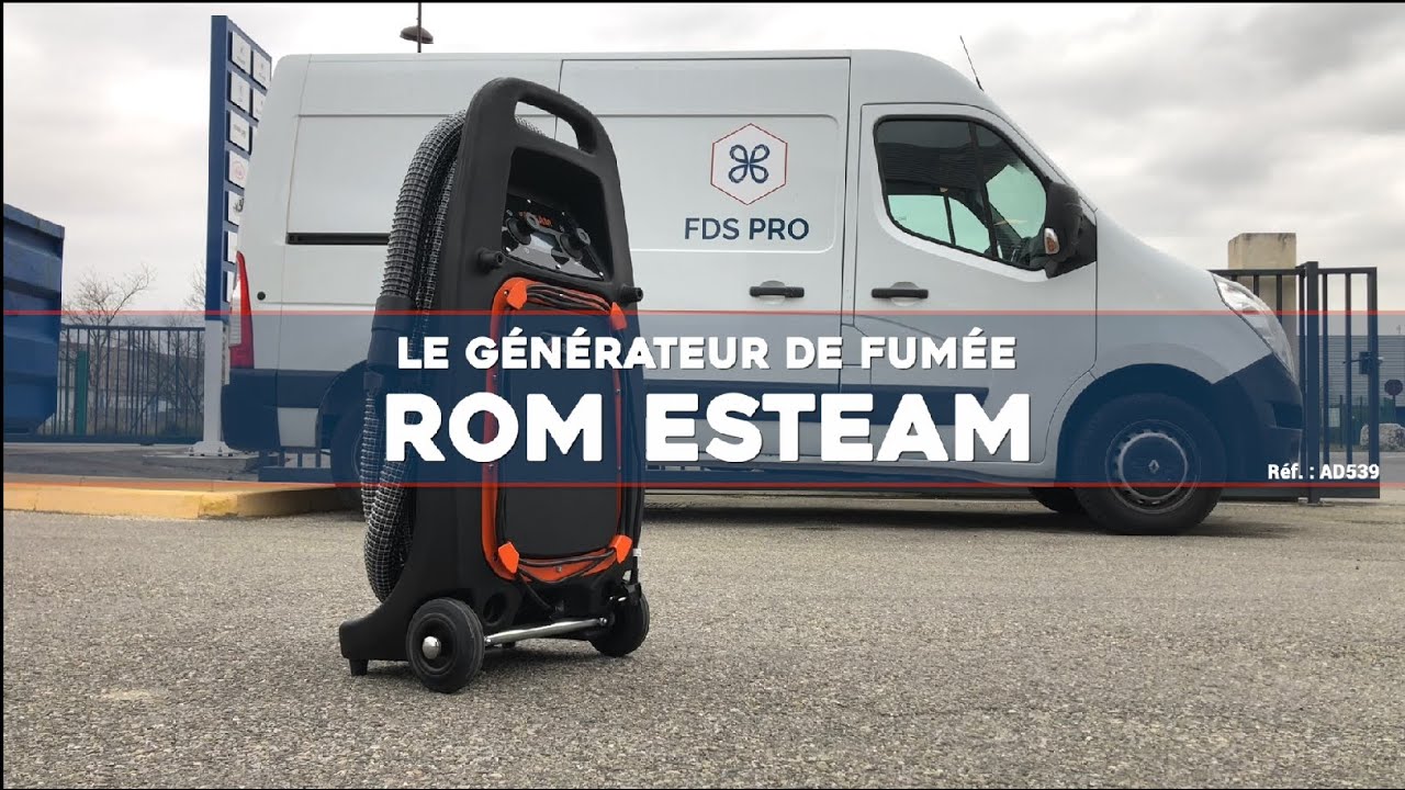 Démo produit - Générateur de fumée ROM eSTEAM - Détection de fuites