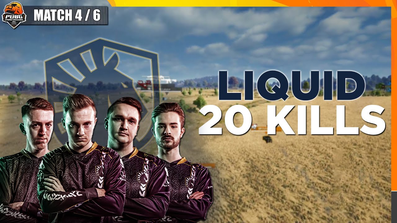 PUBG PSL S9 Spring Challenge • Round 5 - TEAM LIQUID 20 KILLS