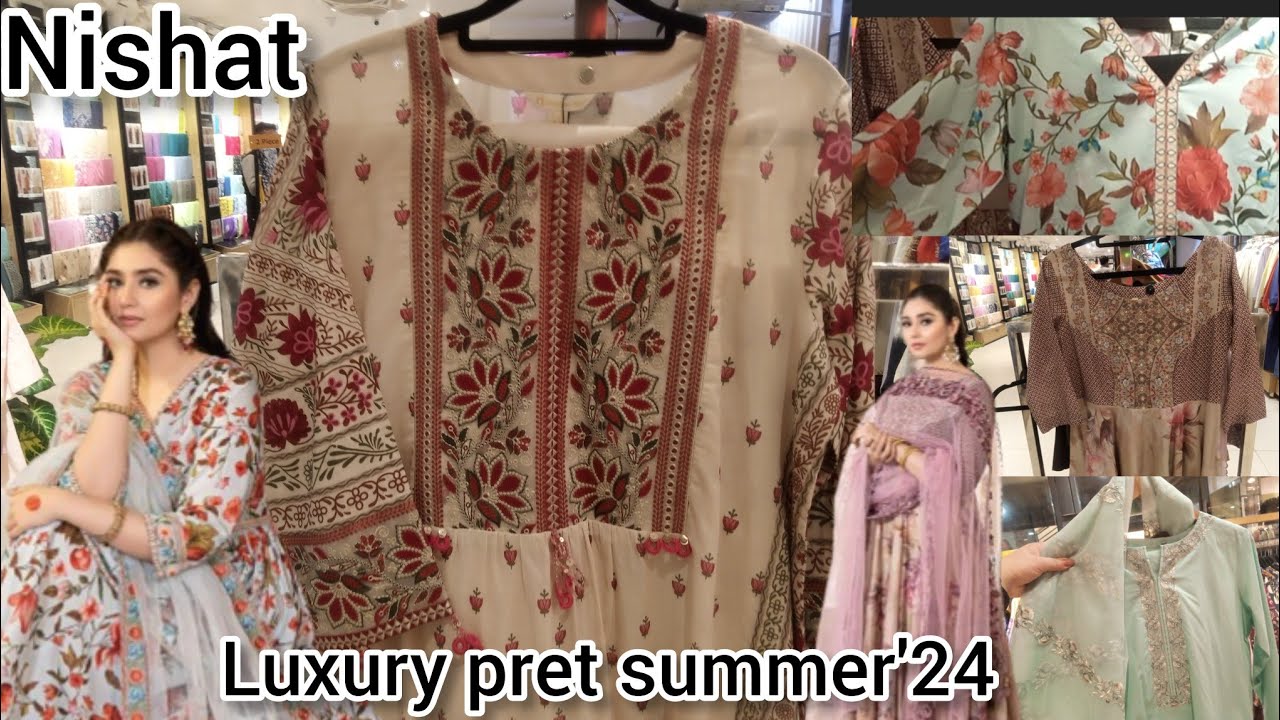Nishat luxury pret summer'24||Nishat New luxury  lawn collection  ||hit codes
