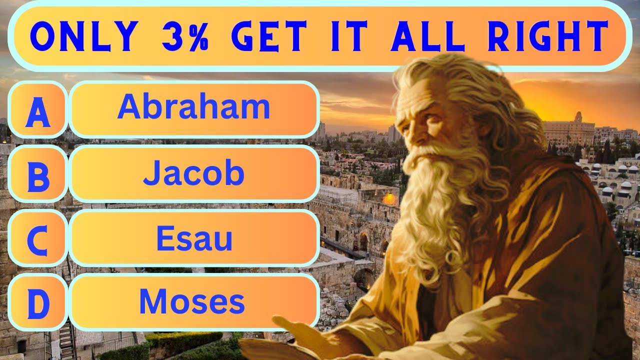 The Ultimate Bible Quiz about the Book of Genesis .  15 Questions - Part 1