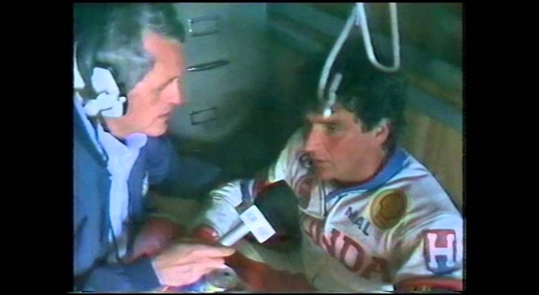 1986 Castrol Six Hour. Robert Holden and Malcolm Campbell Interviews