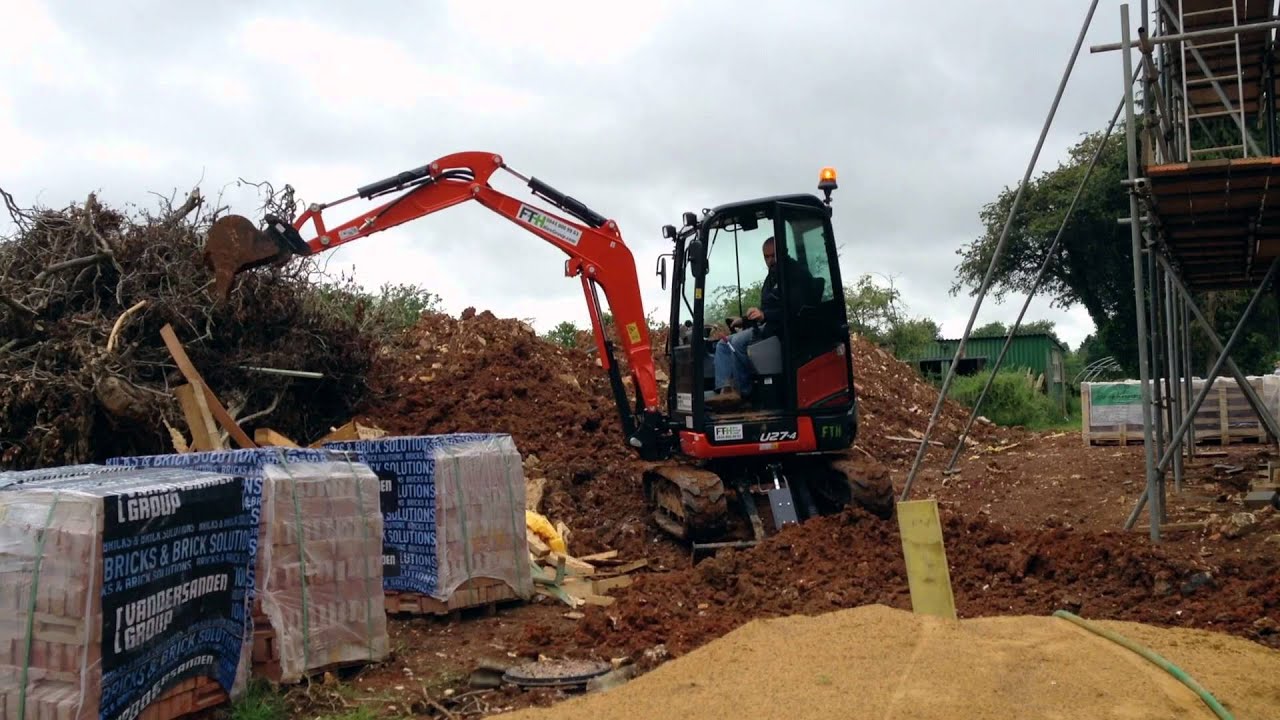 New Kubota U27-4 Mini Digger Excavator Bagger Pelle Graver