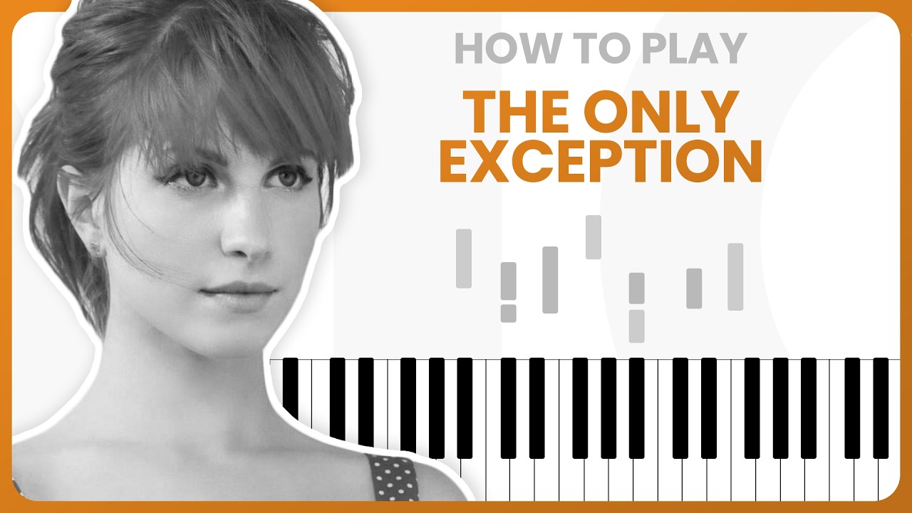 The Only Exception - Paramore - PIANO TUTORIAL (Part 1)