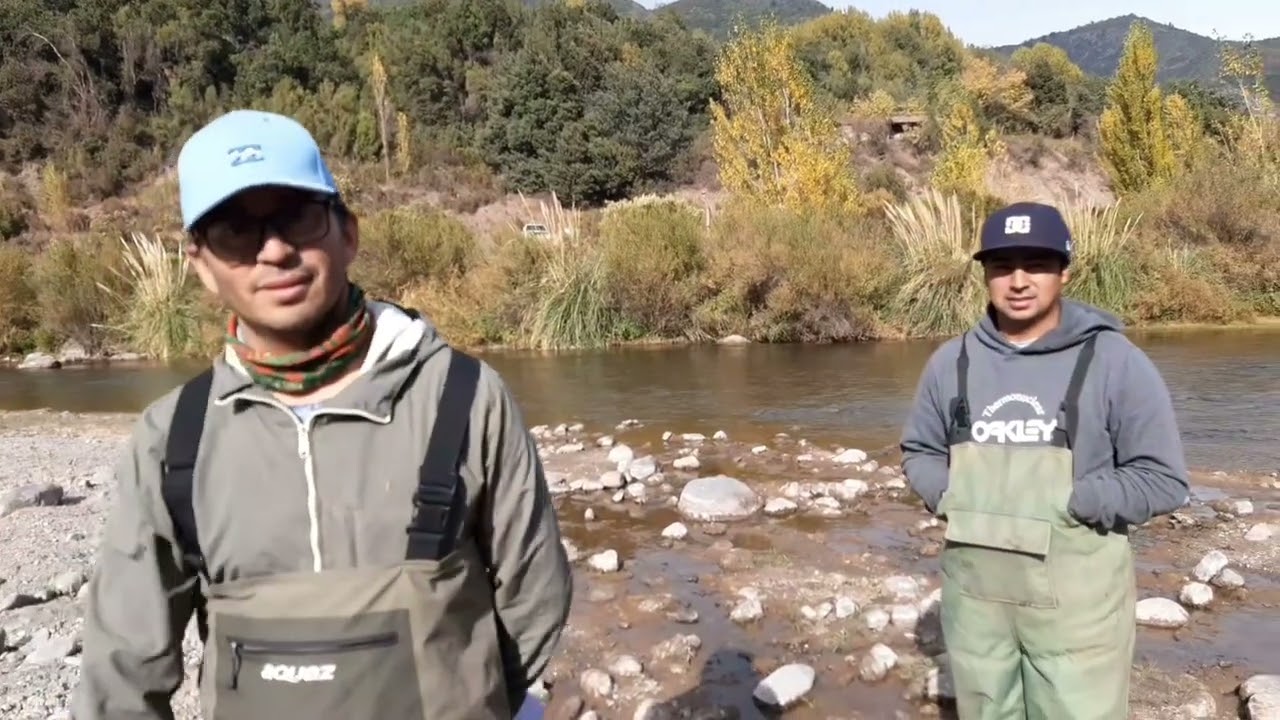 Pesca a mosca,1er master en parejas,rio teno 2022