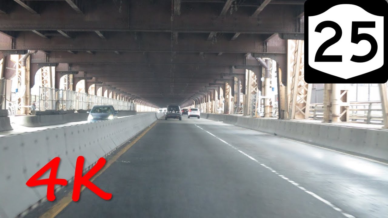 ⁴ᴷ Queensborough (59th Street) Bridge eastbound (Lower Level) [4K VIDEO]