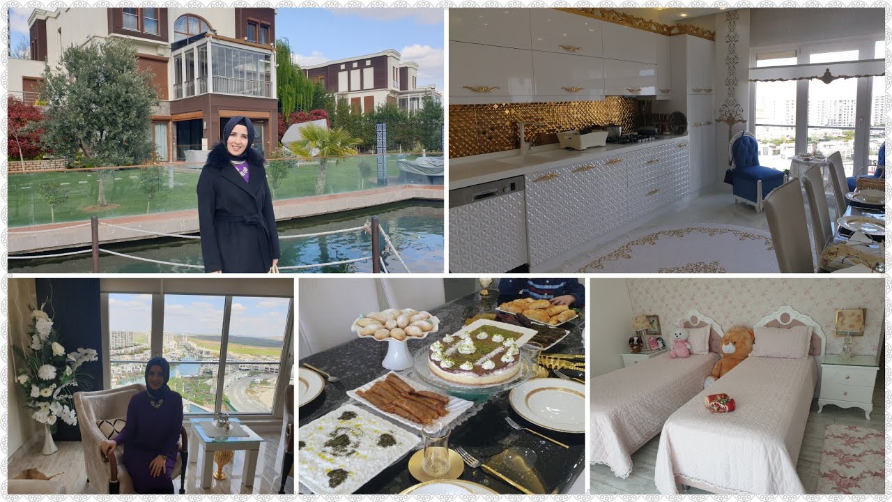 VLOG/Ev Turu 👍🌇(Gaziantep' in En Gözde Semti )  - زيارة المنزل - Home Tour