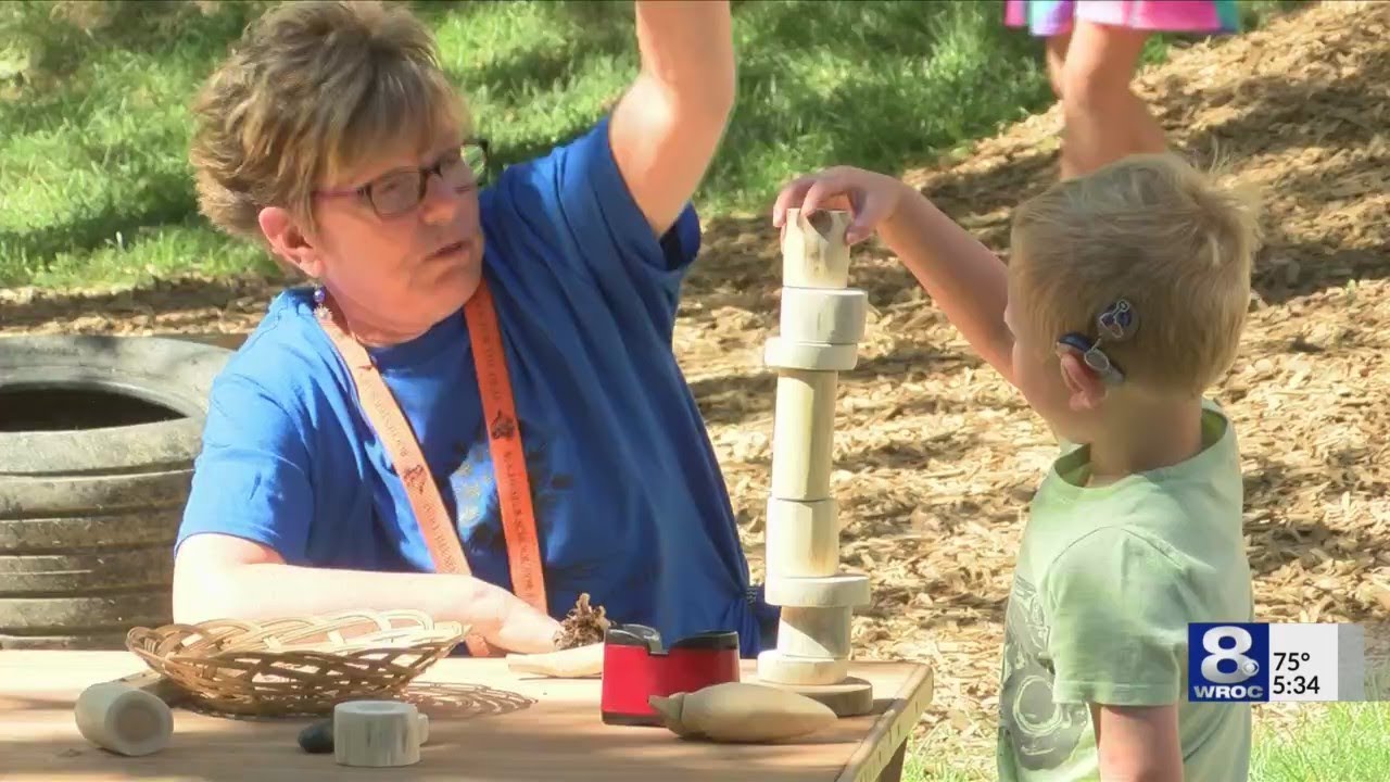 School for the Deaf cuts ribbon on new playground