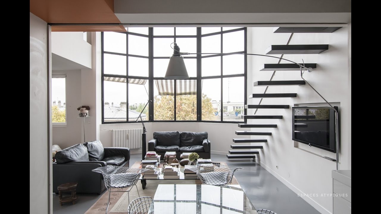 Duplex d'architecte dans immeuble Art Déco - Espaces Atypiques