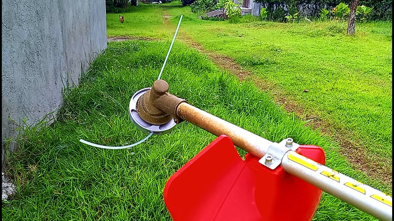 HOW TO USE ALUMINUM GRASS TRIMMER HEAD USING NYLON LINES  [GRASS CUTTER]