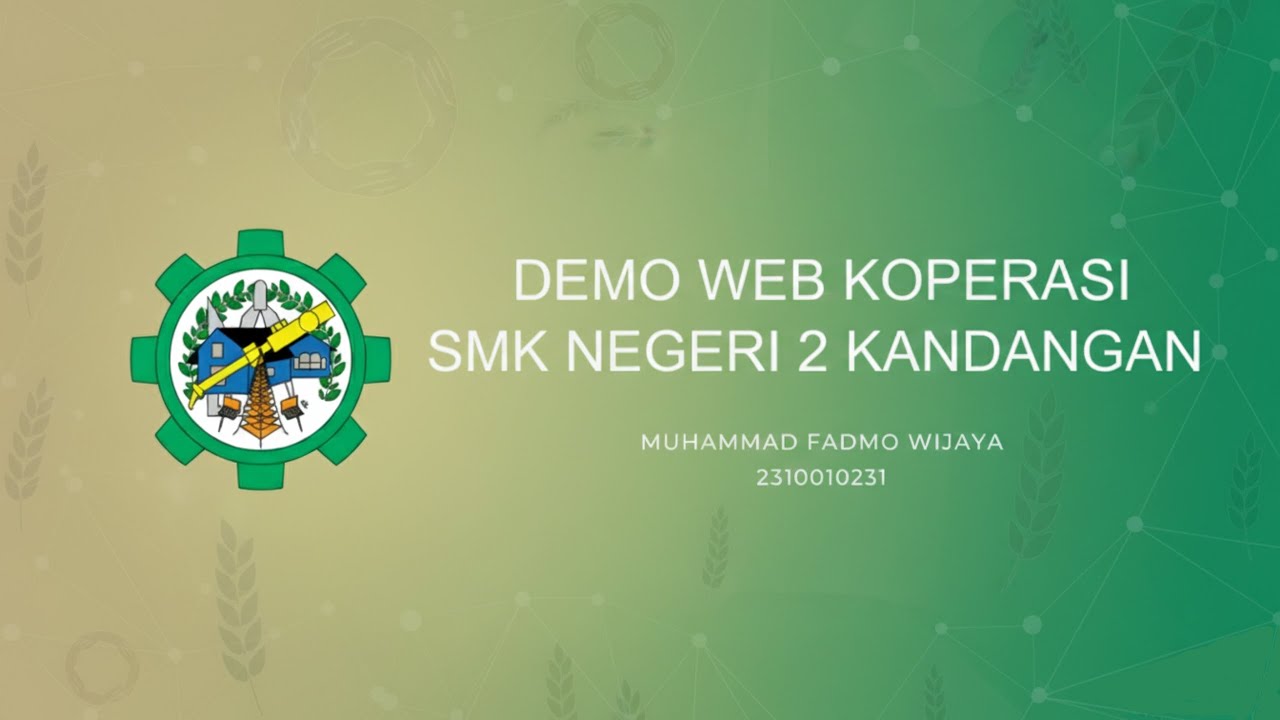 Demo WEB Koperasi SMKN 2 Kandangan