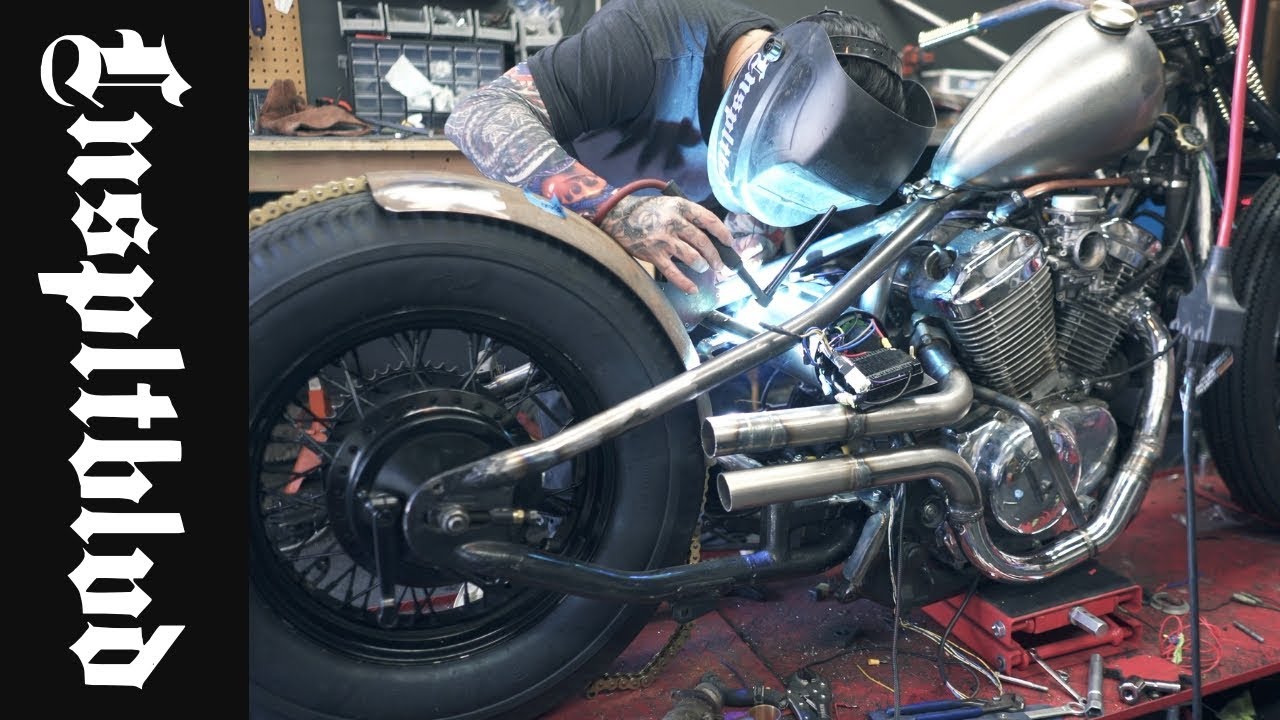Honda Shadow VT600 Single Back Bone Build Part 5 (Final)
