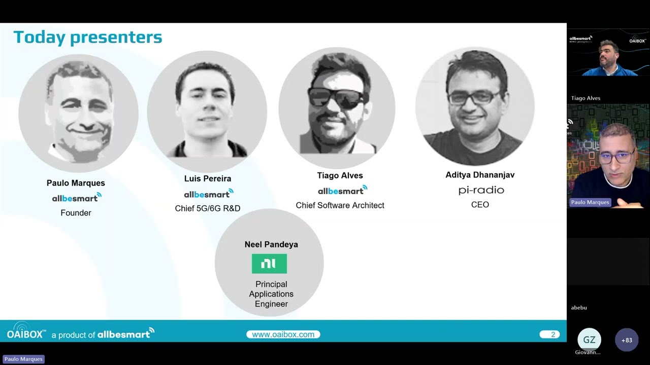 OAI Webinar Series Chapter 14: OpenAirInterface for FR3 Experimentation