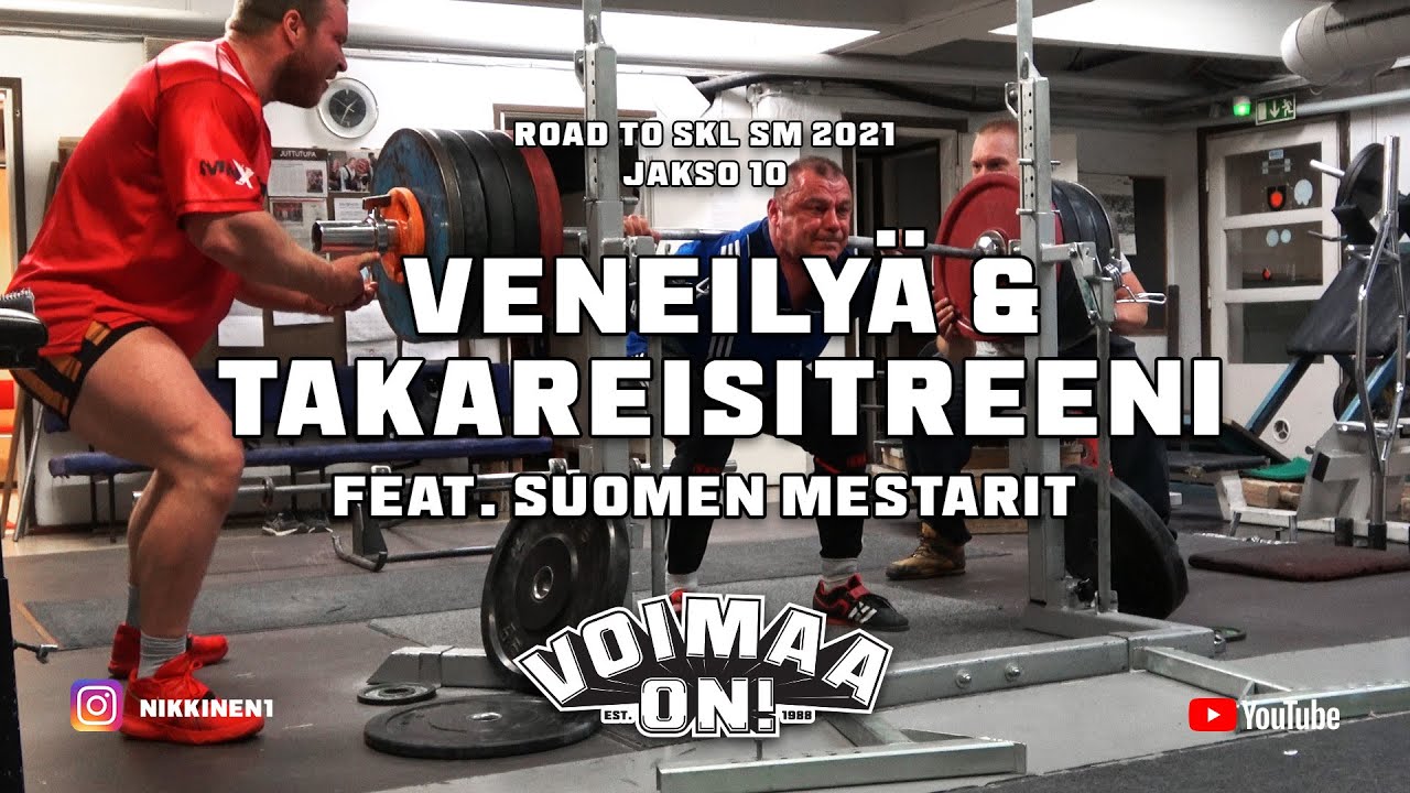 Road to SKL SM 2021 - Jakso 10 - Veneilyä, takareisitreeni feat. Suomen mestarit