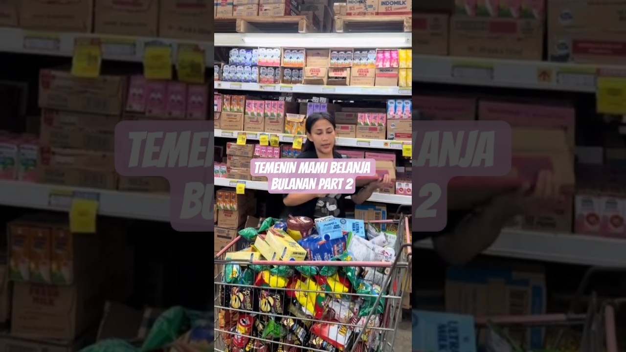 TEMENIN MAMI BELANJA BULANAN YUK  PART 2 #babyoliv #ciskanovita #belanjabulanan #shorts #trending