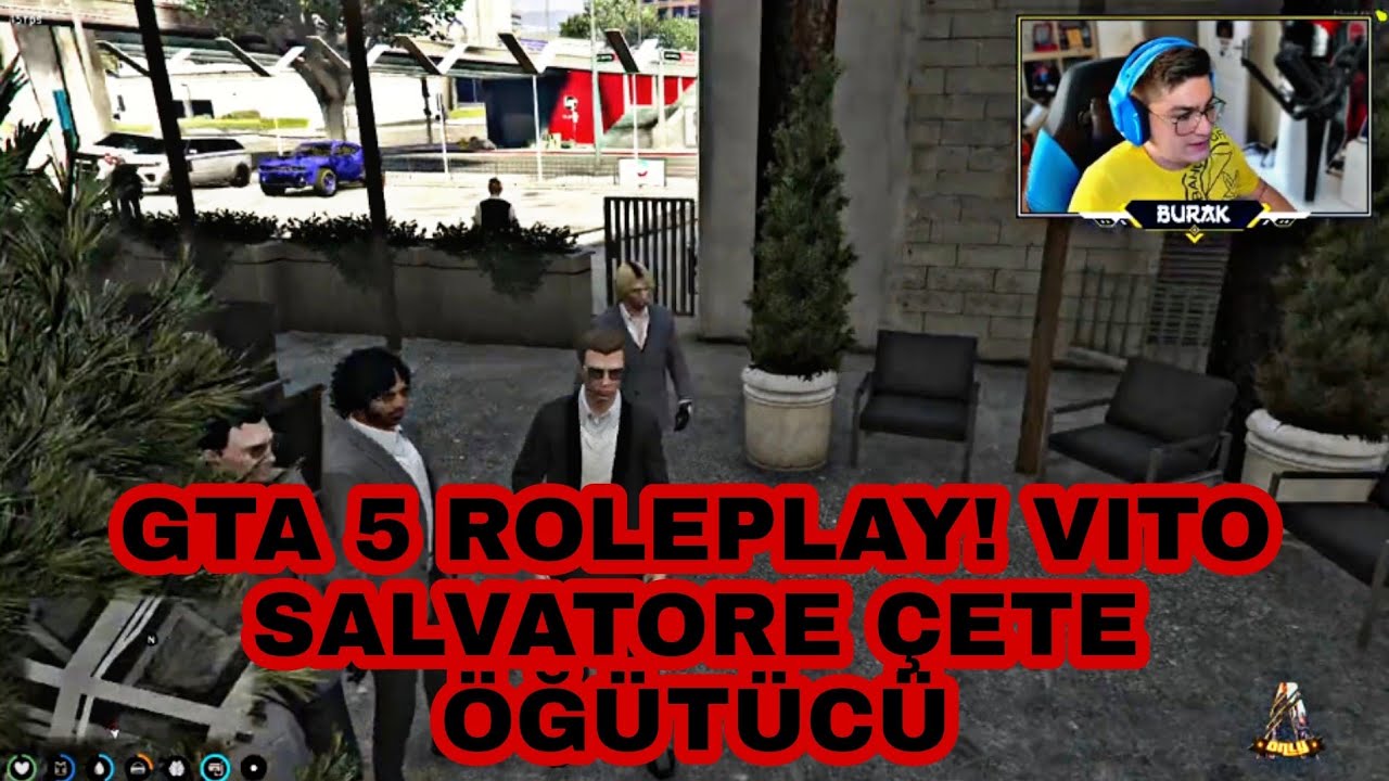 GTA 5 ROLEPLAY! VITO SALVATORE ÇETE ÖĞÜTÜCÜ  - Burak Oyunda 4 Temmuz 2021 Canlı Yayın Tekrarı