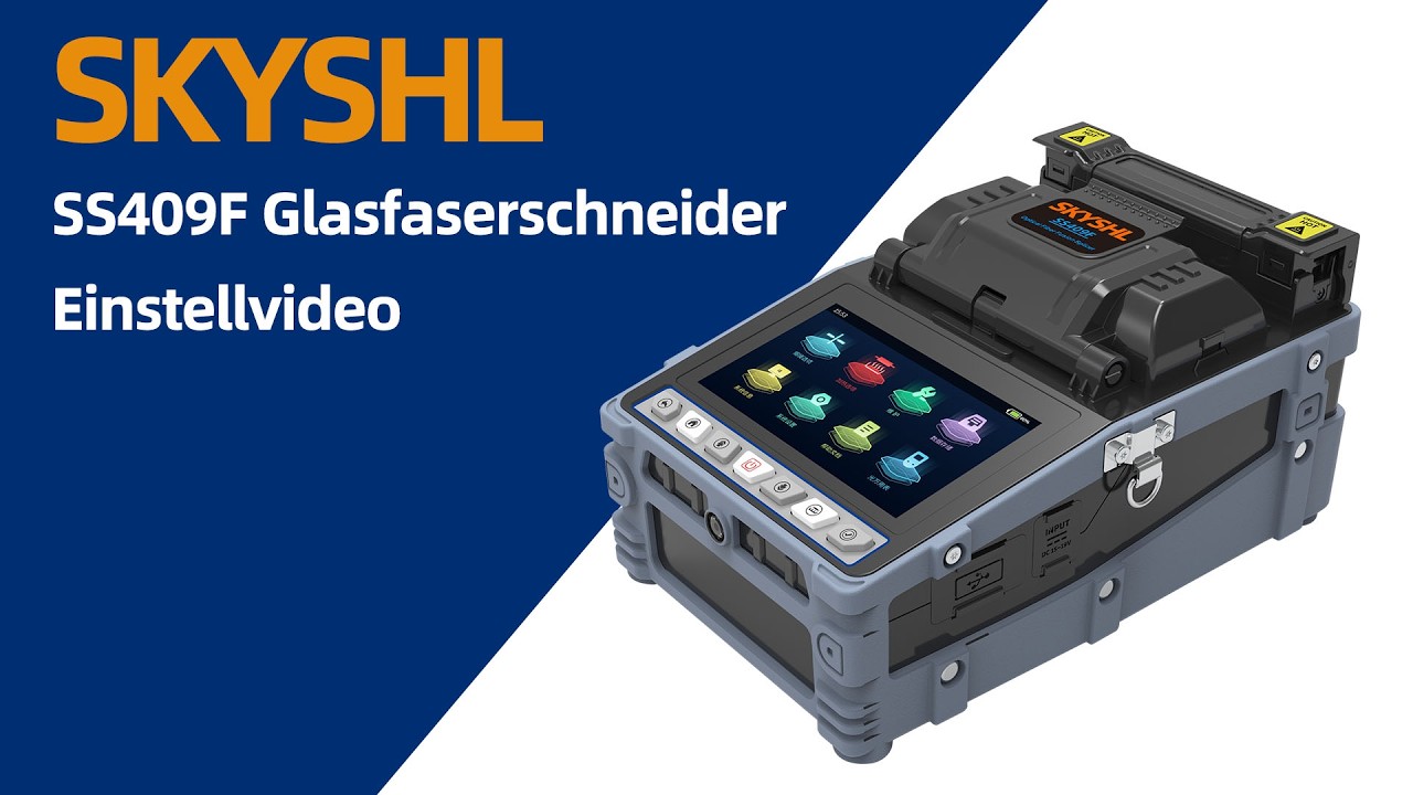 SS409F Glasfaserschneider-Einstellvideo