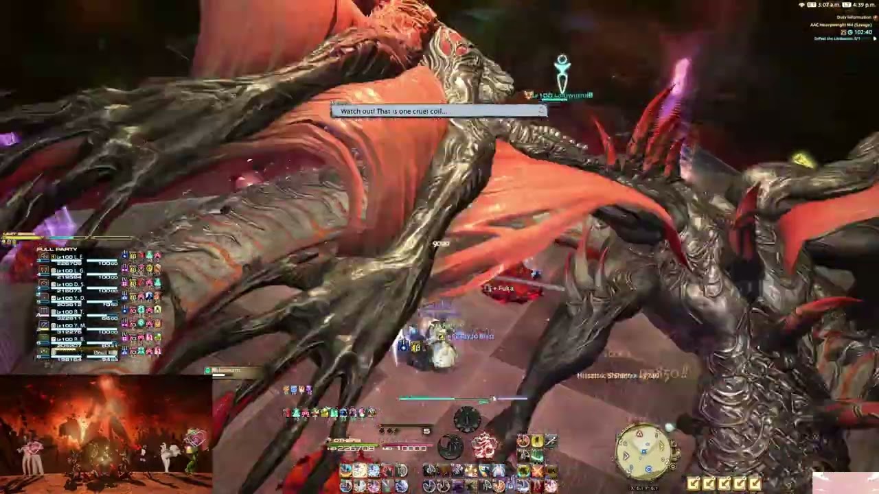 [FFXIV] M12S P1 - AAC Heavyweight M4 (Savage) | SAM POV, Patch 7.4