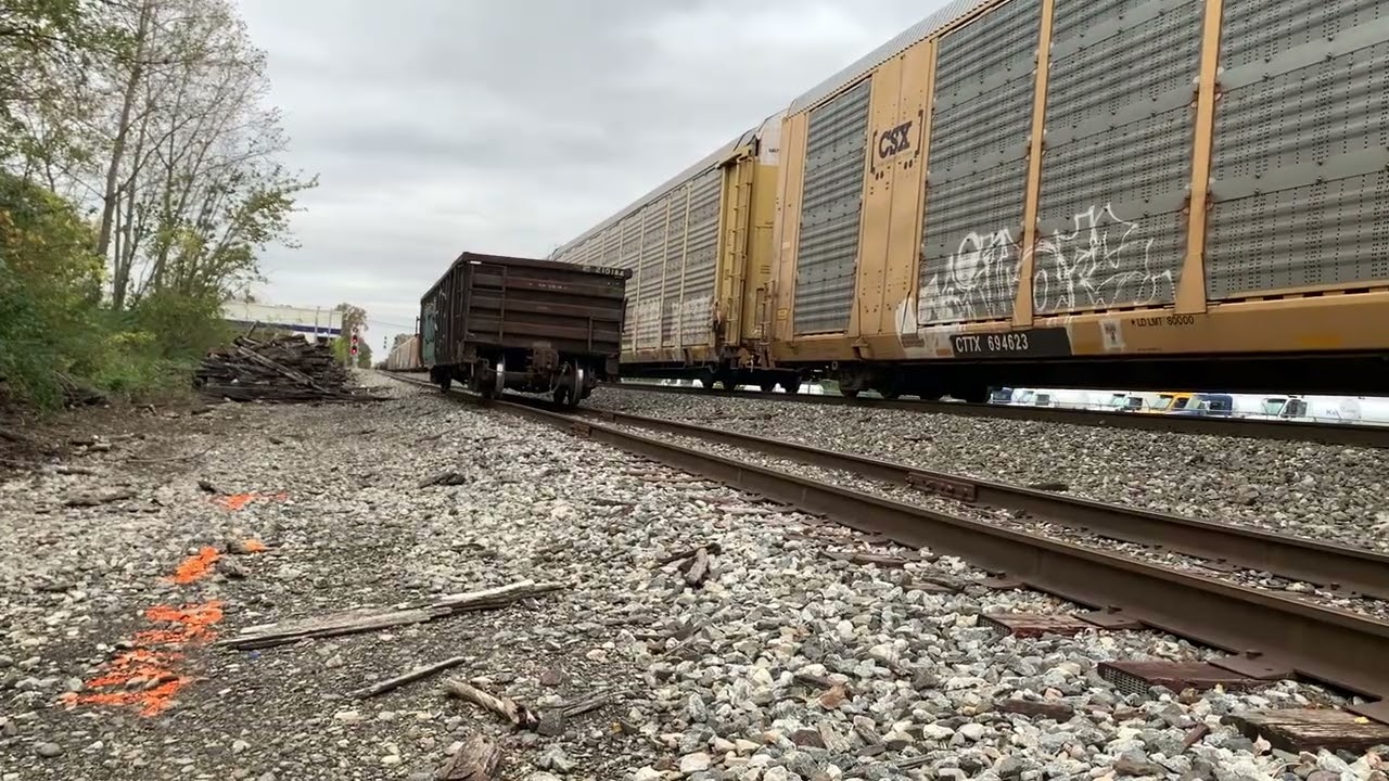 Norfolk Southern # 179 dropping a bad car