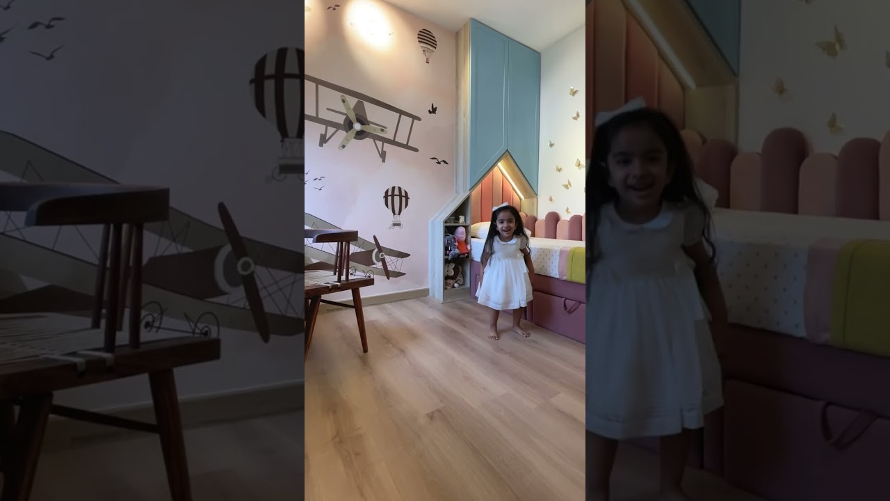 #magic #wallpaper #interiordesign #homedecor #style #transformation #kidsbedroom #tutorial #calm