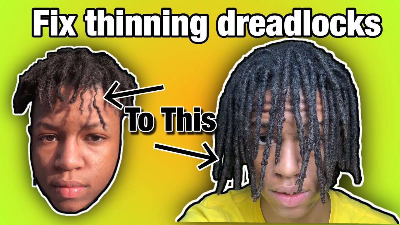 HOW TO REPAIR THINNING DREADS **EASY**