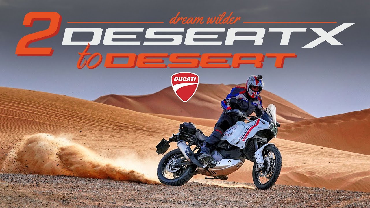 AL DESIERTO con la DUCATI DESERTX de CHARLY SINEWAN | Road movie Ep1 [Slow-Motion video]