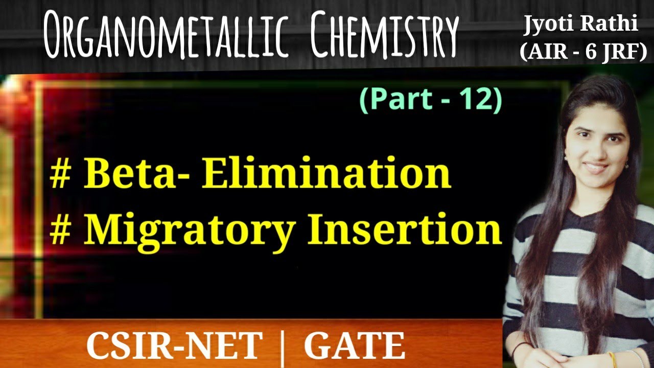Beta elimination Organometallic chemistry|Migratory insertion reaction|Beta hydrogen elimination