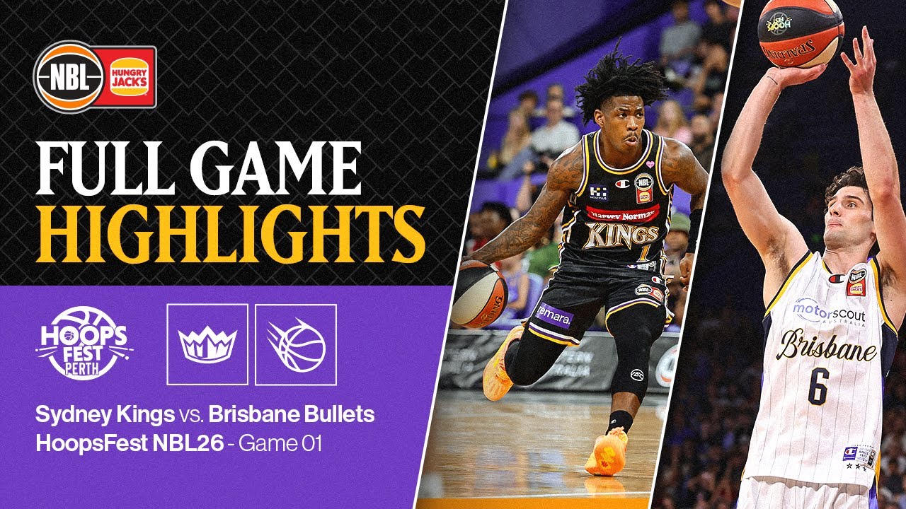 Sydney Kings Highlights vs Brisbane Bullets at HoopsFest