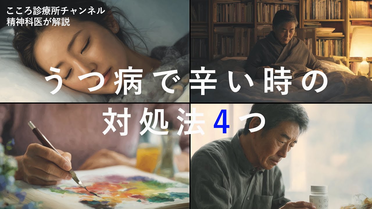 【精神科医解説】うつ病で辛い時の対処法4つ｜今すぐできるセルフケア